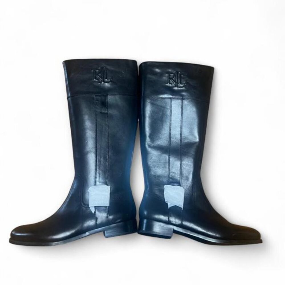Ralph Lauren Womens Black  Boots